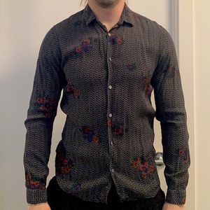 The Kooples mens medium button up shirt